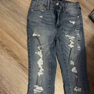 never worn darker wash jeans